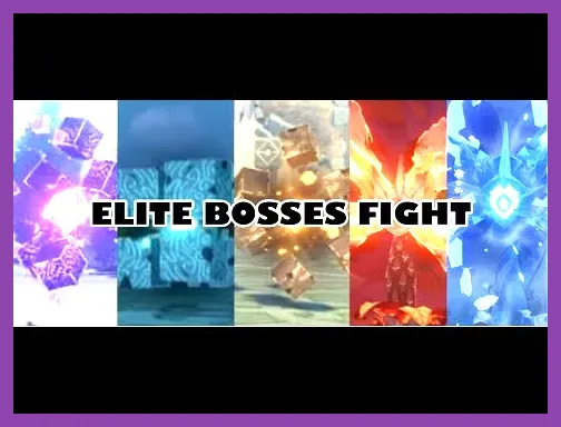 Fighting a World Boss in Genshin Impact for Gladiator's Finale