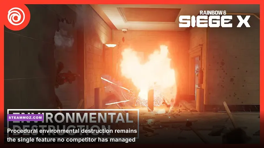 Destructive flooring and vertical sightlines in Rainbow Six Siege