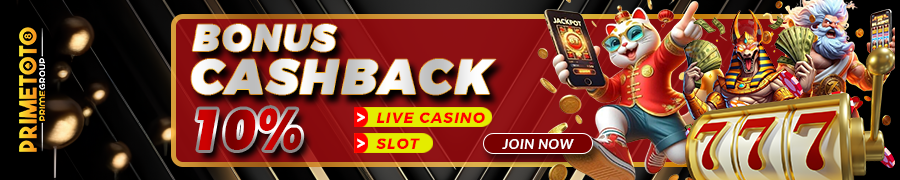 BONUS CASHBACK 10% (SLOT, TEMBAK IKAN, LIVEGAMES)