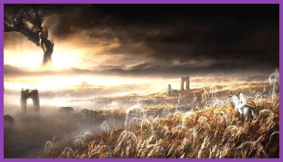 Breathtaking vista in Elden Ring open world gameplay