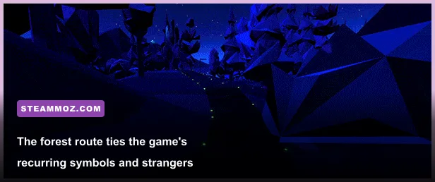 Glitchhikers The Spaces Between mysterious forest journey at night