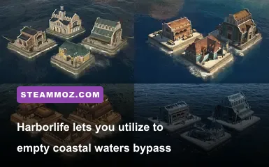Water-based construction in Anno 1800 enabled by the Harborlife modification