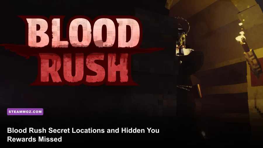 Blood Rush gameplay in a dark red combat arena