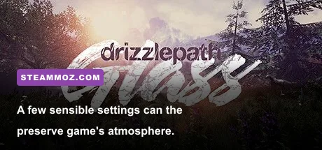 Drizzlepath Glass PC gameplay with atmospheric lighting and distant terrain