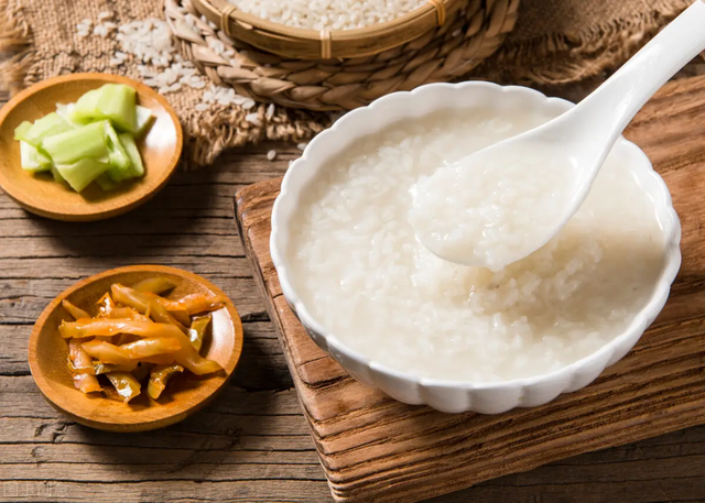 Plain rice congee