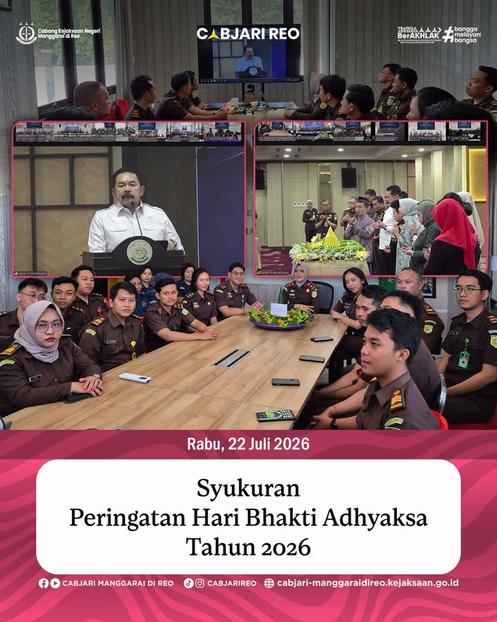 Syukuran Peringatan Hari Bhakti Adhyaksa Tahun 2026 Syukuran Peringatan Hari Bhakti Adhyaksa Tahun 2026
