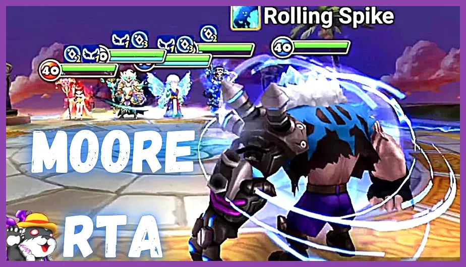 Moore casting skill in Summoners War high rank RTA match