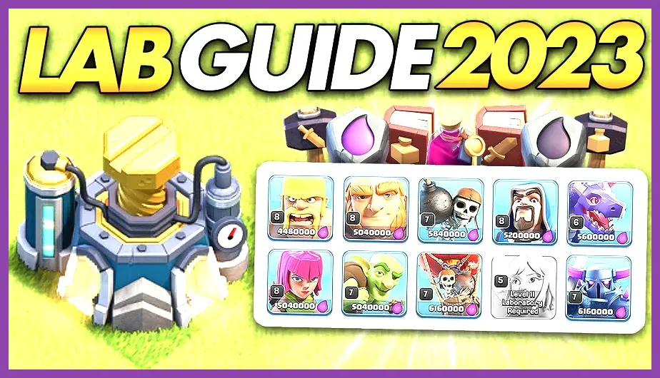 Clash of Clans laboratory upgrades