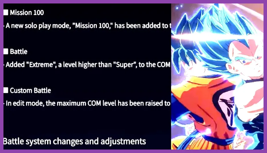 Daily challenges in Dragon Ball Sparking Zero