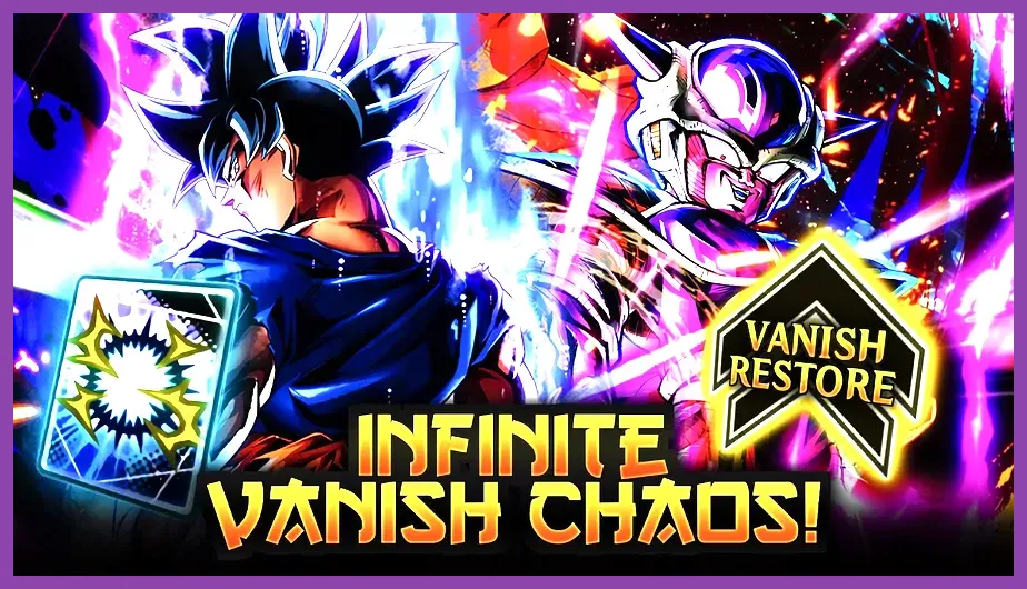 Dragon Ball Legends high-rank PvP battle clash screen showing card combat interface