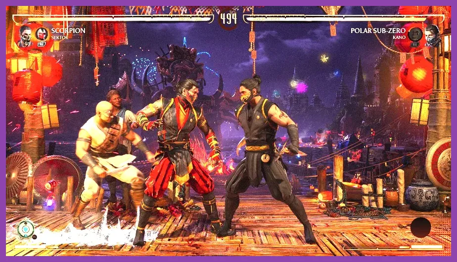 Boss fight encounter in Mortal Kombat 1 Invasions mode