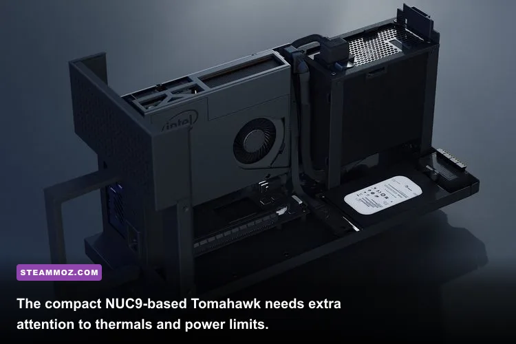 Razer Tomahawk Gaming Desktop with Intel NUC9 Extreme hardware and discrete GPU