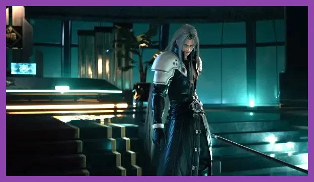 Final Fantasy 7 Rebirth Midgar environment displayed on a gaming PC