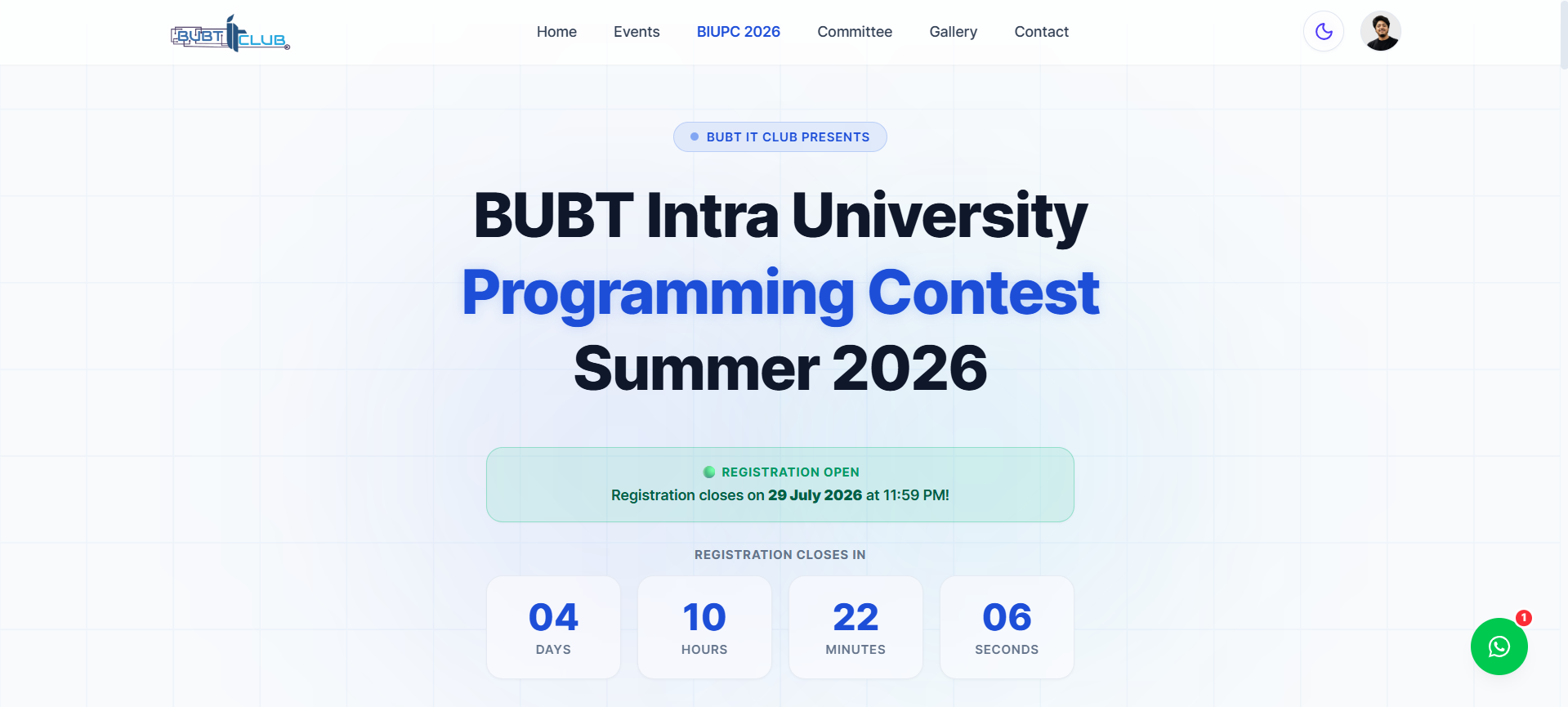BUBT IT Club Management System