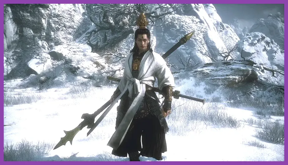 Erlang the Sacred Divinity boss arena entrance in Mount Mei Black Myth Wukong
