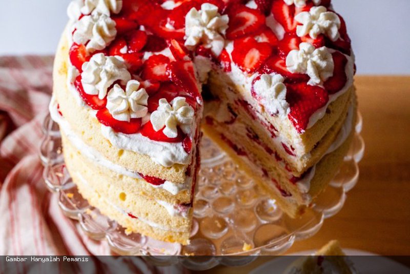 Strawberry Chiffon Shortcake yang Sempurna