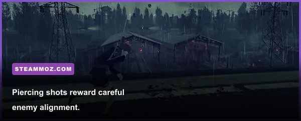 The rifle bullet piercing multiple cultists in Children of the Sun