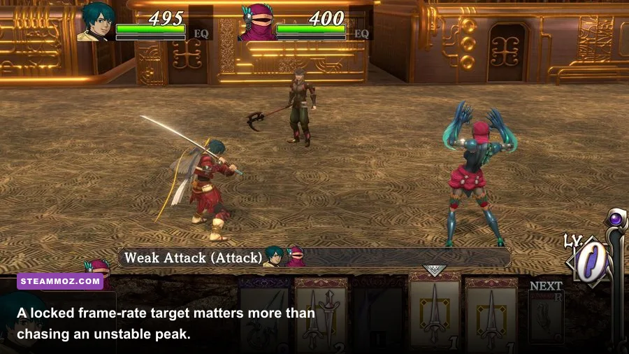 Baten Kaitos I & II HD Remaster running on Steam Deck