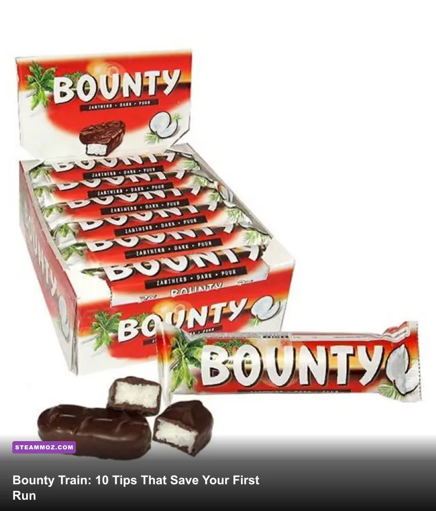 Bounty Train locomotive traveling across the American frontier