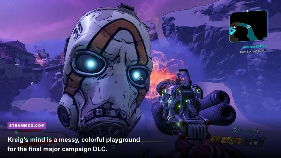 Borderlands 3 Psycho Krieg and the Fantastic Fustercluck DLC gameplay