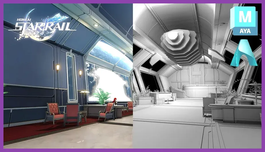 Honkai Star Rail Astral Express parlor car overview