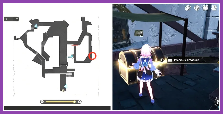 Opening a valuable chest in Honkai Star Rail