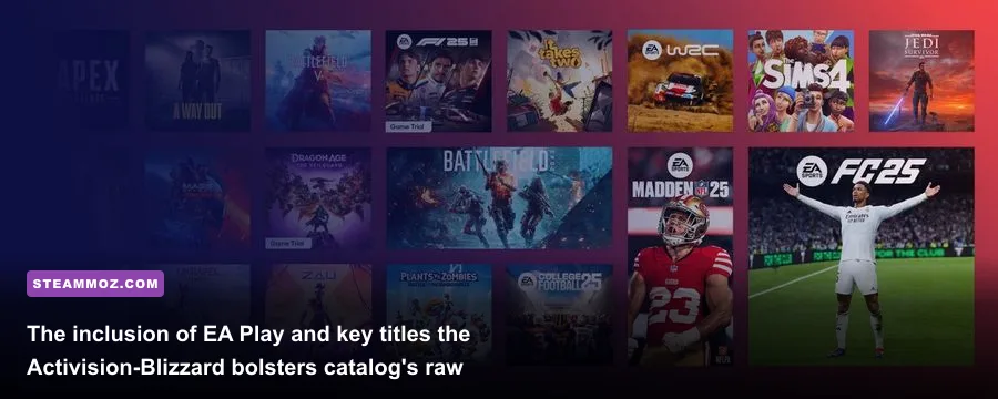 EA Play and Blizzard games integrated inside the PC Xbox game library
