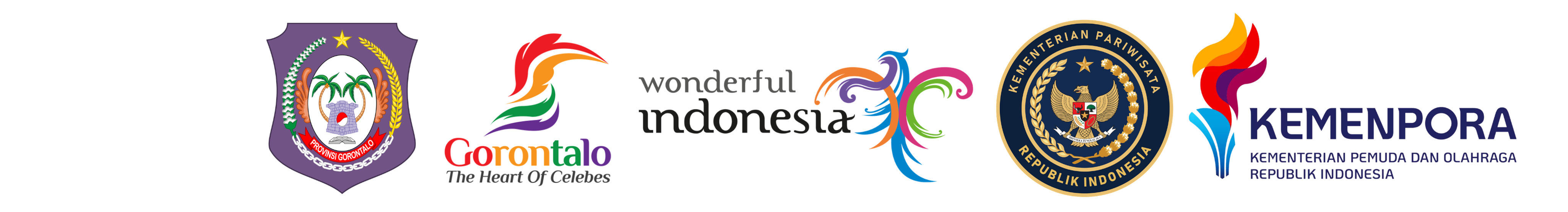 Promoted by: Gorontalo Provincial Government, Gorontalo Tourism Office, Wonderful Indonesia, Ministry of Tourism, Ministry of Youth and Sports