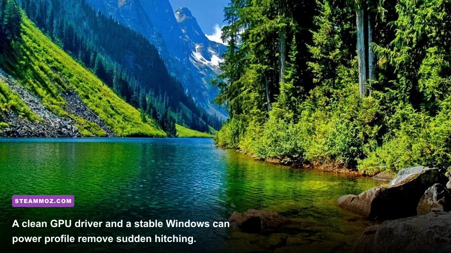 Gaming PC running Age of Empires IV after a graphics driver update
