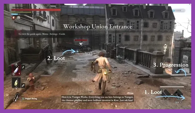 Venigni and weapon upgrade station in Lies of P