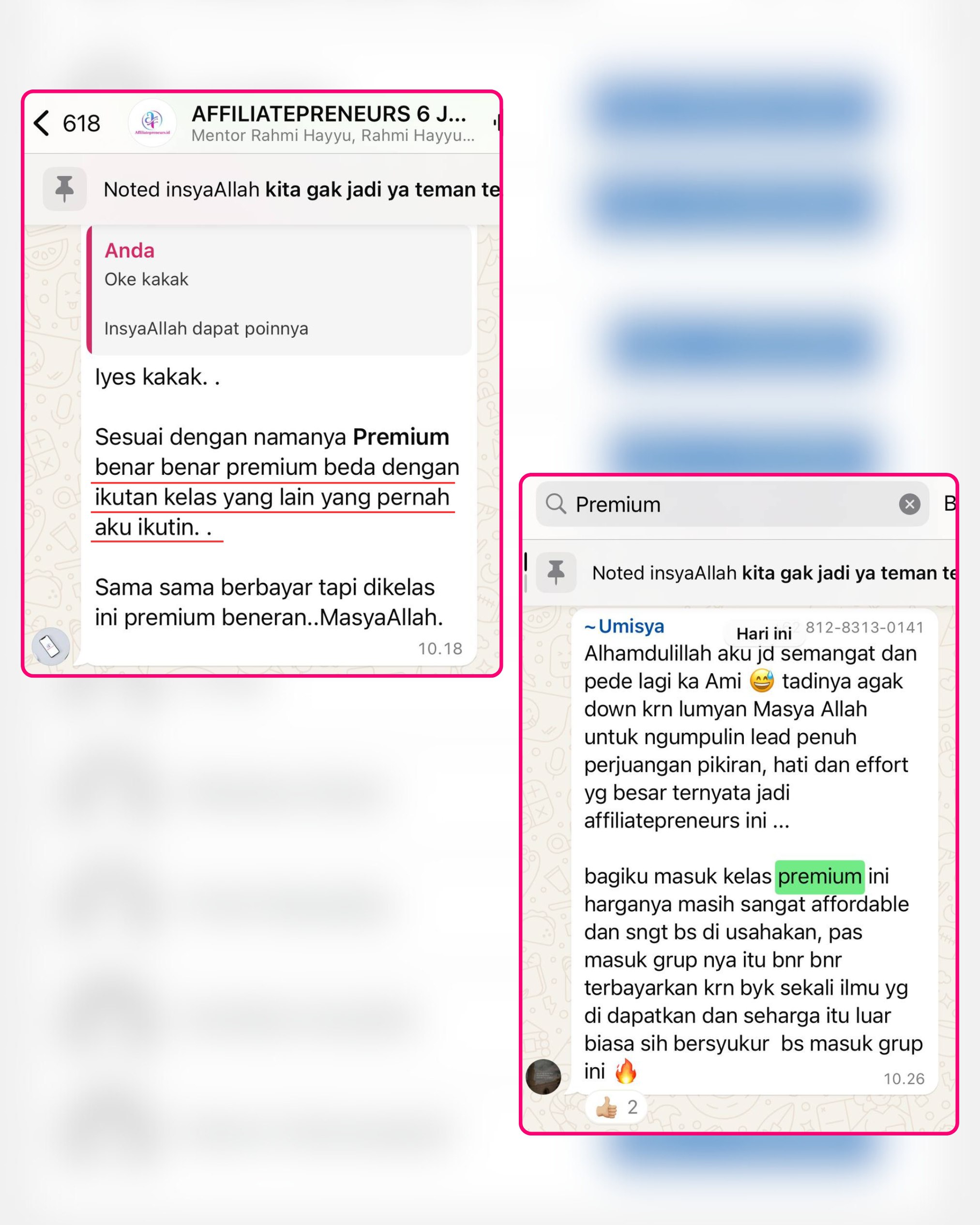 Testimoni Affiliatepreneurs 2