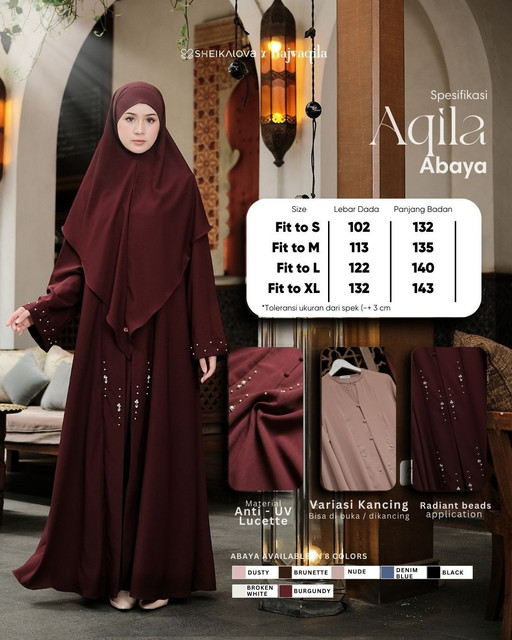 Spesifikasi Aqila Abaya