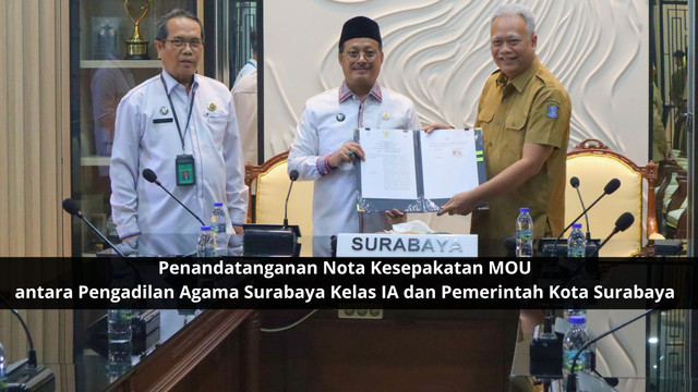 PTA Surabaya dan PA Surabaya Perkuat Sinergi dengan Pemkot Surabaya untuk Tingkatkan Pelayanan Publik