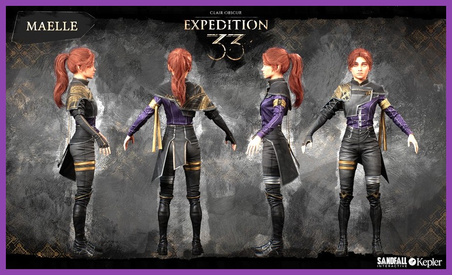Character customization interface displaying skill trees and attributes