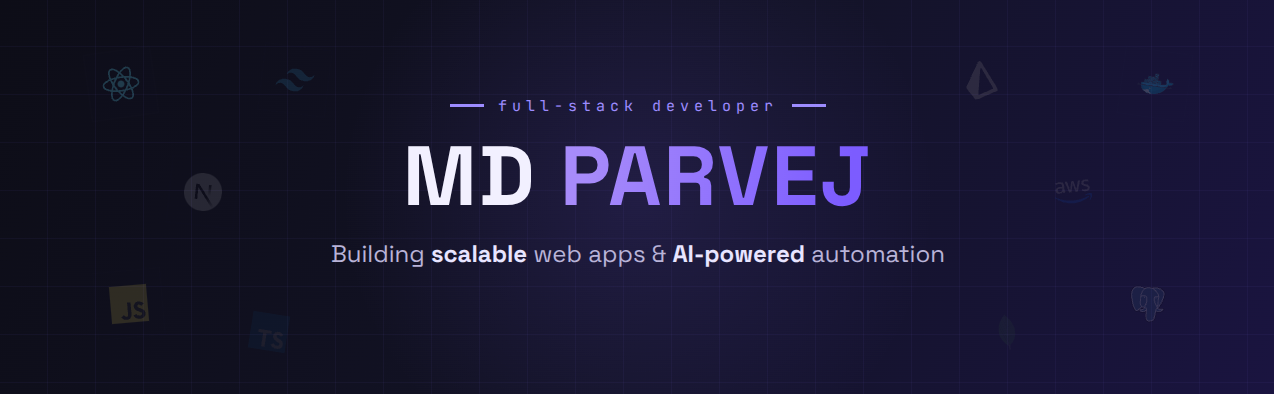 Md Parvej Banner