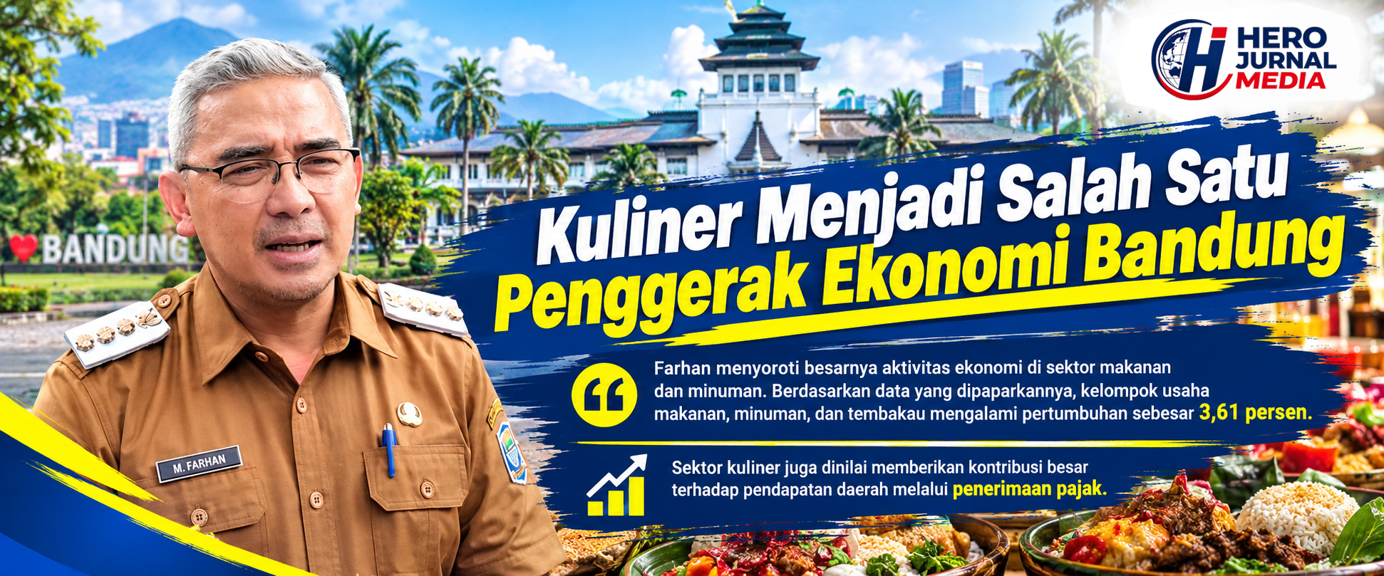 0 A Farhan Dorong Bandung Jadi Kota Berbasis Data Ekonomi hingga Layanan Publik Jadi Fokus