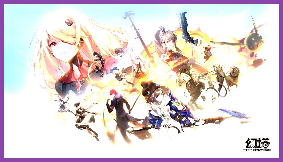 Tower of Fantasy simulacra tier list cover image showing top characters