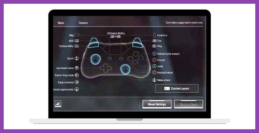 Custom HUD layout setup for claw grip in Apex Legends Mobile