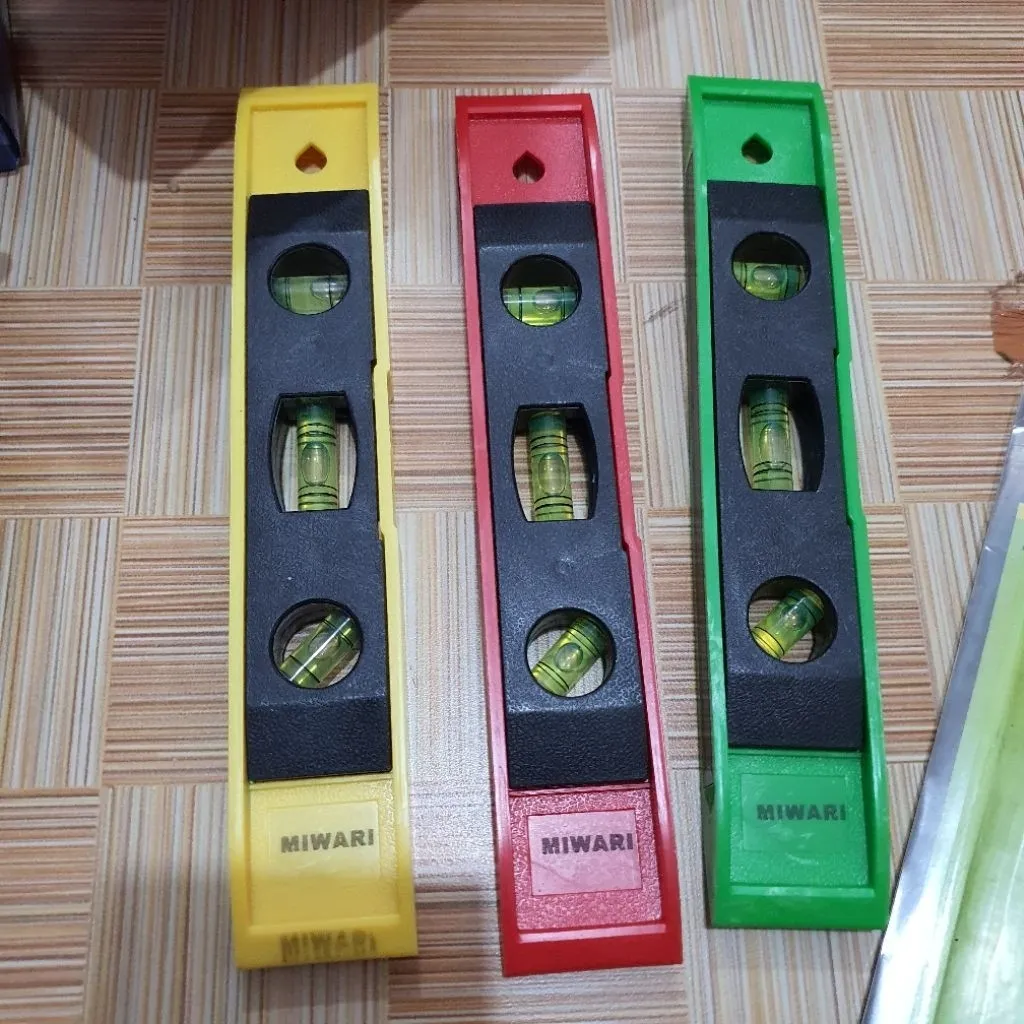 Waterpass Magnet 9 Inch MIWARI Torpedo Level 225mm Alat Ukur Kemiringan Air Mini 22.5 cm - Gambar 2