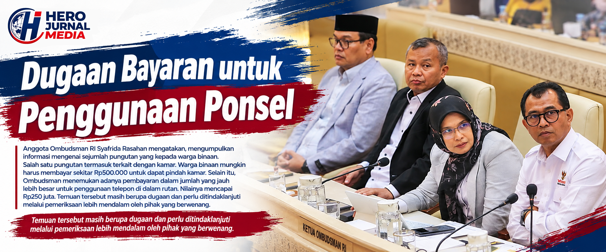 0 A Ombudsman Ungkap Dugaan Pungutan Ponsel
