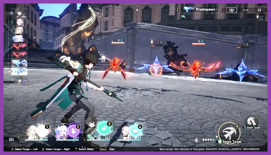 Action RPG combat mechanics on touchscreen smartphones