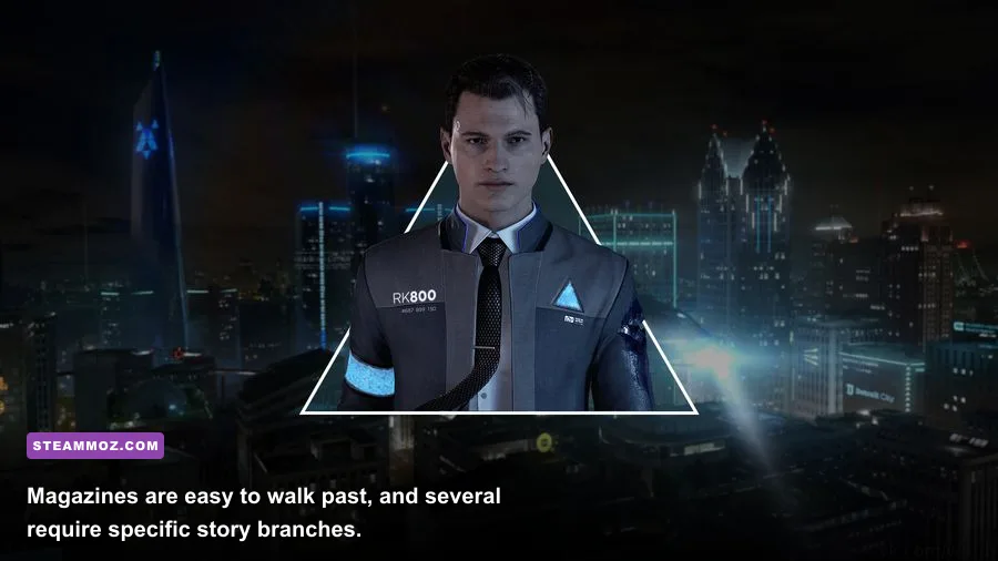 Magazine collectible found in Detroit Become Human