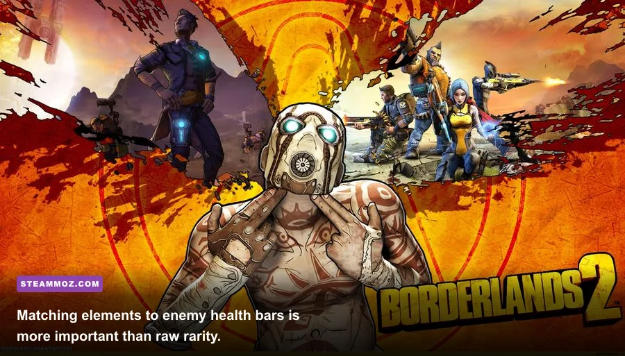 Borderlands 2 elemental weapons damaging armored and shielded enemies
