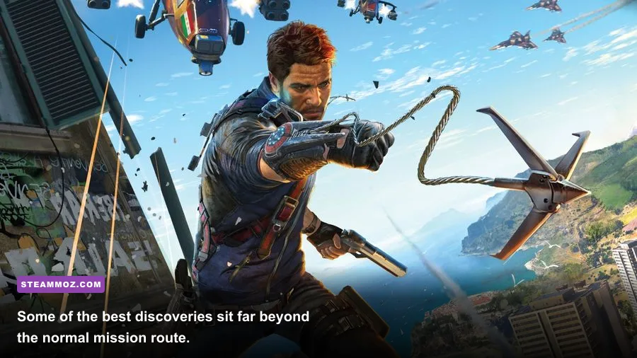 A remote hidden island easter egg in Just Cause 3