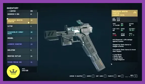 Starfield: How to Get Legendary Weapons Fast