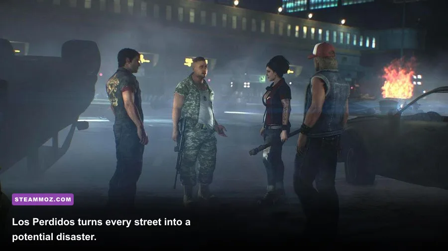 Dead Rising 3 Los Perdidos city streets filled with zombies