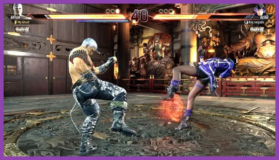 Tekken 8 Super Ghost Battle gameplay arena