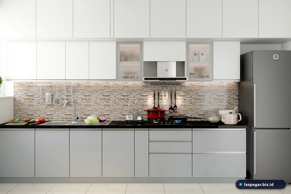 Keunggulan kitchen set aluminium anti rayap dan tahan air
