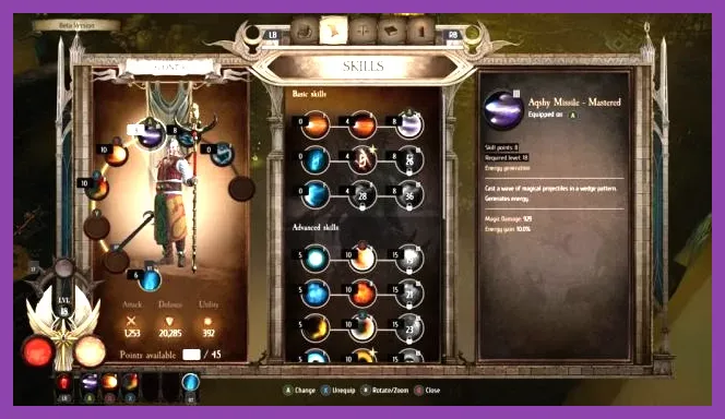 Total War Warhammer 3 lord skill tree showing Route Marcher and Lightning Strike