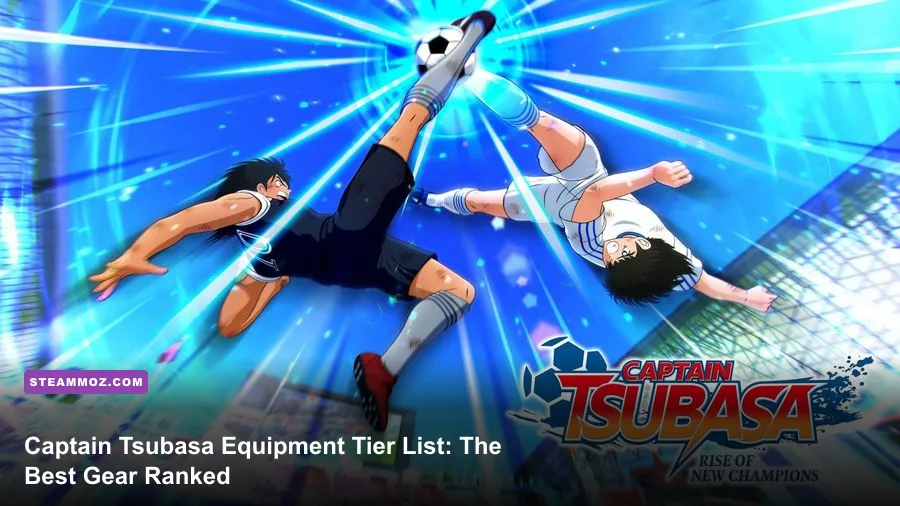 Captain Tsubasa Rise of New Champions New Hero firing a powerful shot
